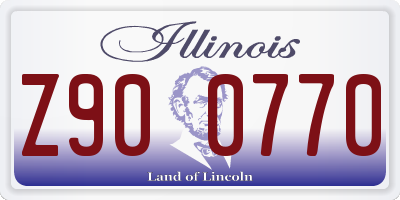IL license plate Z900770