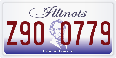 IL license plate Z900779