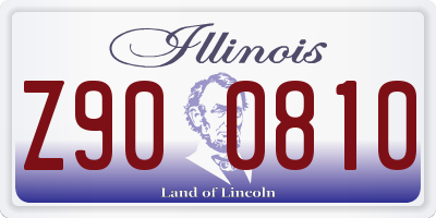 IL license plate Z900810