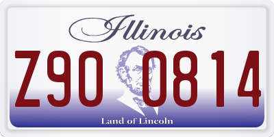 IL license plate Z900814