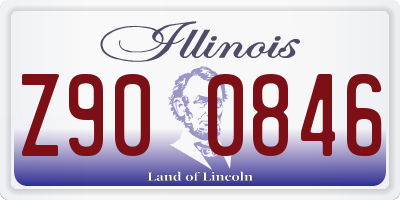 IL license plate Z900846