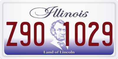 IL license plate Z901029