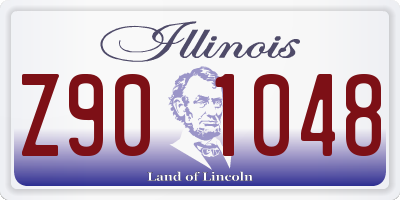 IL license plate Z901048