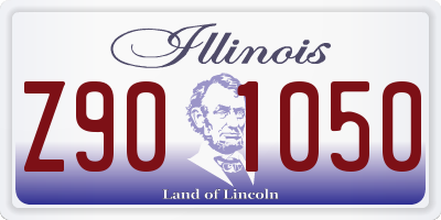 IL license plate Z901050