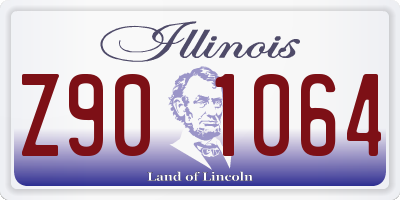 IL license plate Z901064