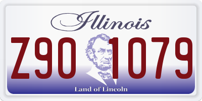 IL license plate Z901079
