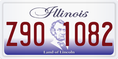 IL license plate Z901082