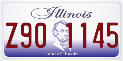 IL license plate Z901145