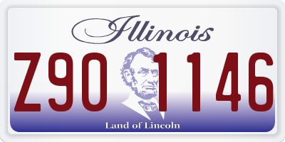 IL license plate Z901146