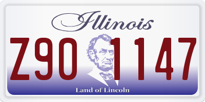 IL license plate Z901147