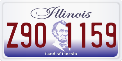 IL license plate Z901159