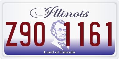IL license plate Z901161