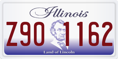 IL license plate Z901162