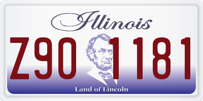 IL license plate Z901181