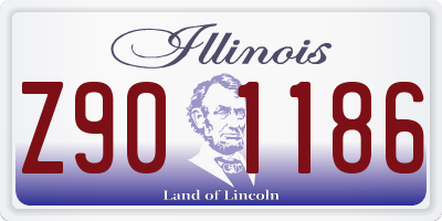 IL license plate Z901186