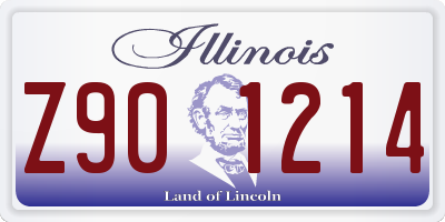 IL license plate Z901214