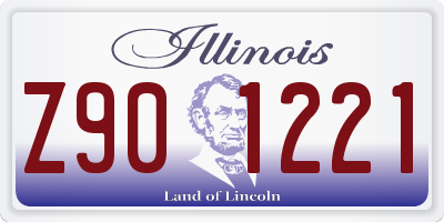 IL license plate Z901221