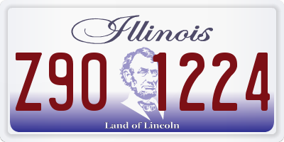 IL license plate Z901224