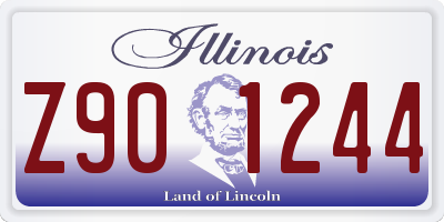 IL license plate Z901244