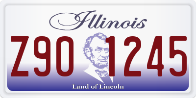 IL license plate Z901245