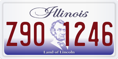 IL license plate Z901246