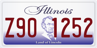 IL license plate Z901252