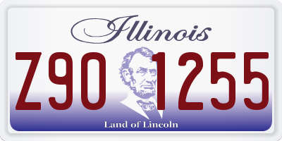 IL license plate Z901255