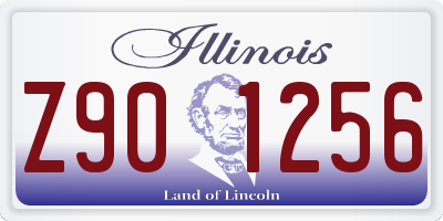 IL license plate Z901256
