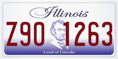 IL license plate Z901263