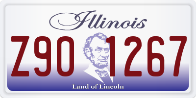 IL license plate Z901267