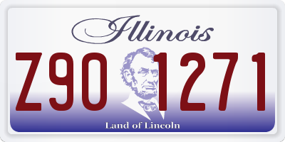 IL license plate Z901271