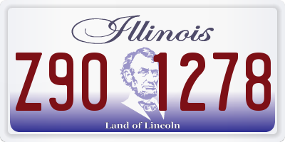 IL license plate Z901278