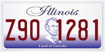 IL license plate Z901281