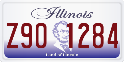 IL license plate Z901284