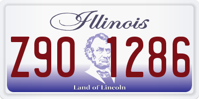 IL license plate Z901286