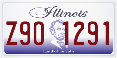 IL license plate Z901291
