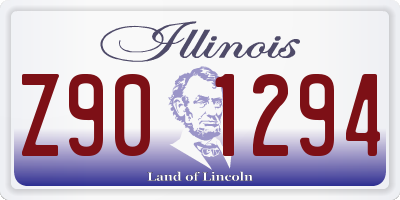 IL license plate Z901294