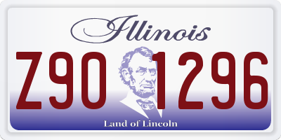 IL license plate Z901296
