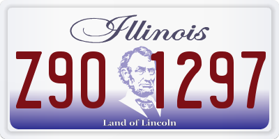 IL license plate Z901297