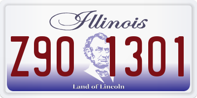 IL license plate Z901301