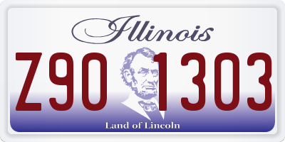 IL license plate Z901303