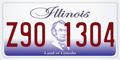 IL license plate Z901304