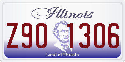 IL license plate Z901306
