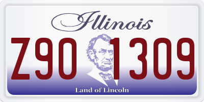 IL license plate Z901309