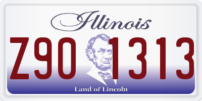 IL license plate Z901313
