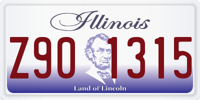IL license plate Z901315
