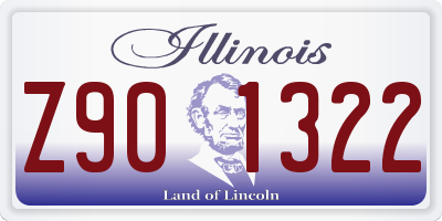 IL license plate Z901322