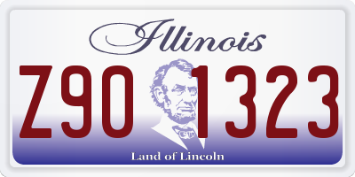 IL license plate Z901323
