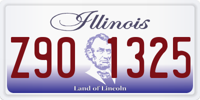 IL license plate Z901325