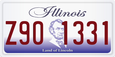IL license plate Z901331